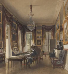 Das Arbeitszimmer von König Louis-Philippe in Neuilly